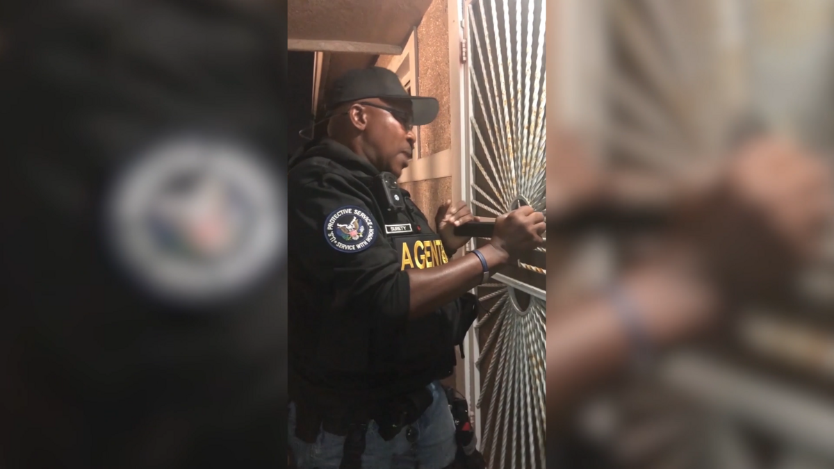 Bounty hunters break into a Miami Gardens home searching for a traffic offender who jumped bail, in a video provided to the Miami Herald. The man owed $750 — and hadn’t lived in the home in 20 years, the homeowner said.