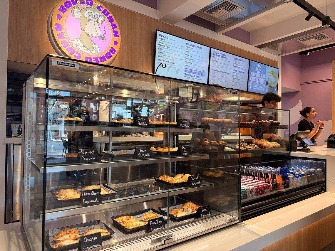 Bored Cuban also sells grab-and-go items like empanadas, croquetas and pastelitos.
