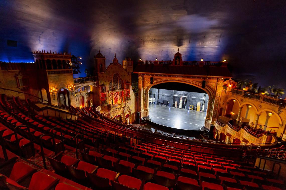 The interior of the Olympia Theater in downtown Miami on July 8, 2019. Recent proposals to restore the theater have been presented at the City of Miami, which owns the property.