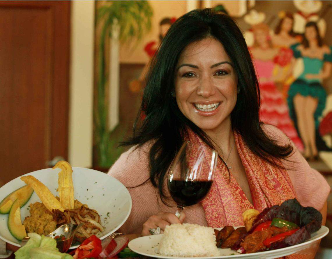 Co-owner Irina Vilariño at Las Vegas Cuban Cuisine Restaurant in 2010.
