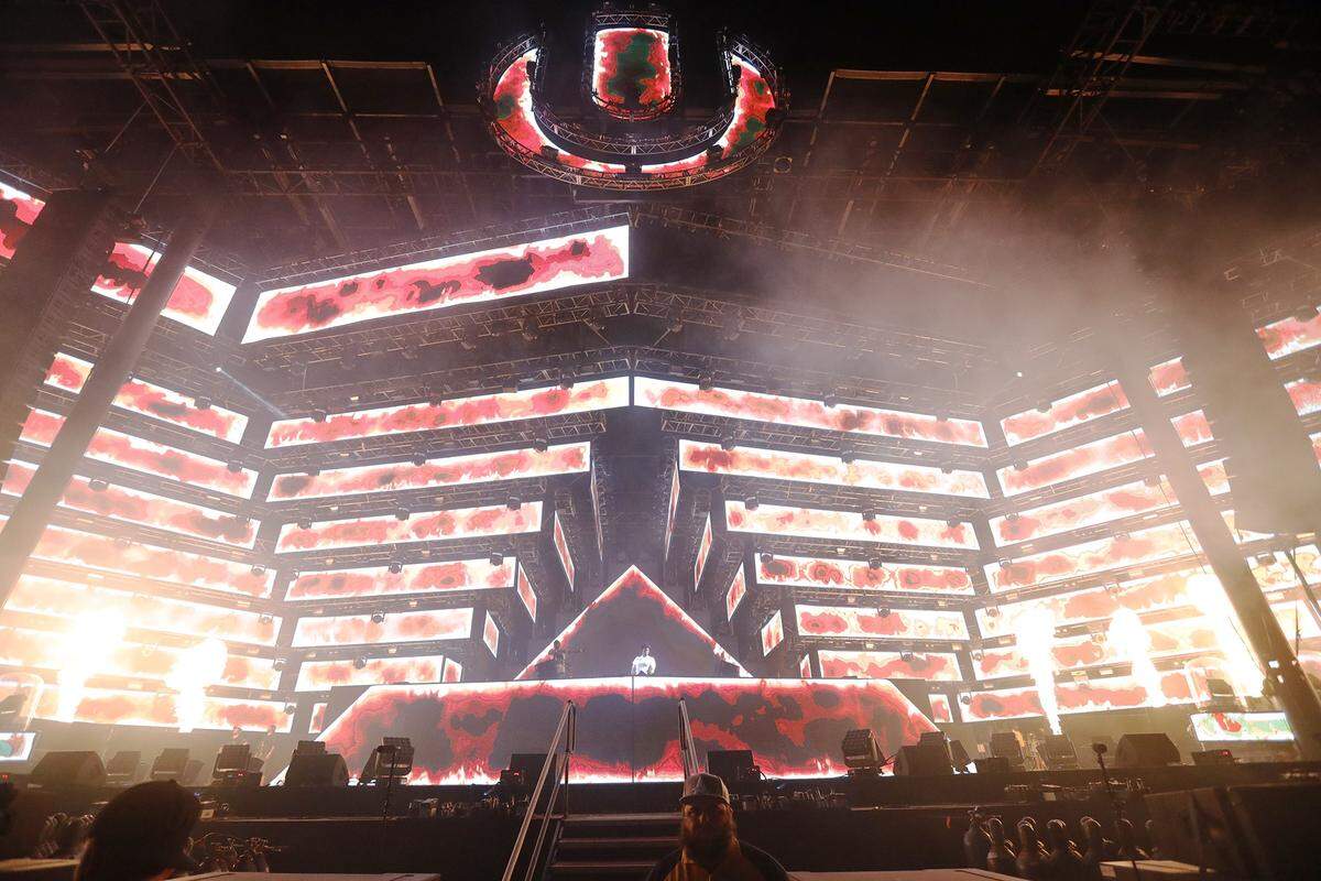 Final day of Ultra Music Festival on Virginia Key, on March 31, 2019.