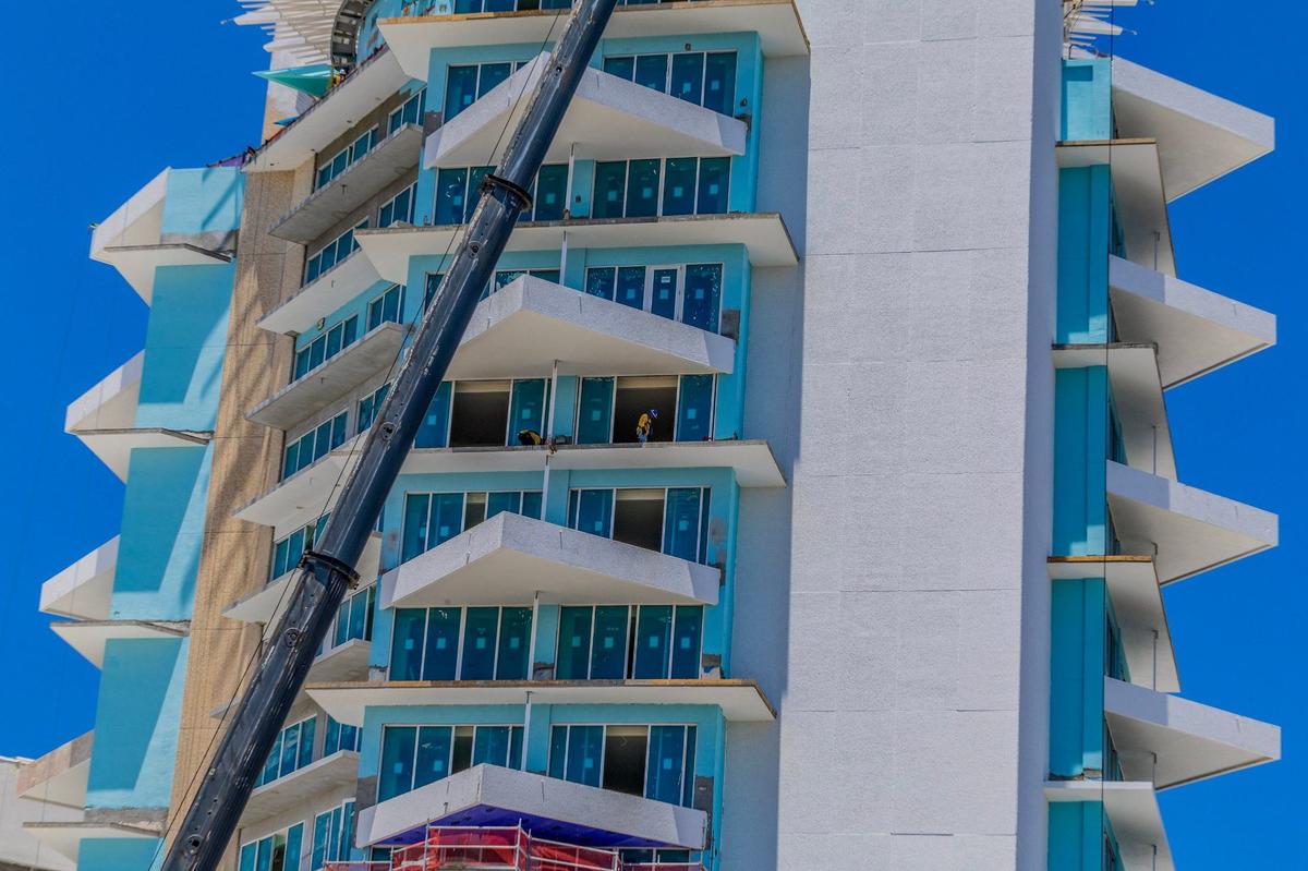 View of the Pier Sixty-Six development, set on 32 waterfront acres along Fort Lauderdale’s 17th Street Causeway and the Intracoastal Waterway, on Tuesday, May 7, 2024.
