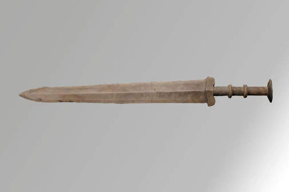 Three fully preserved bronze swords were found at the site, archaeologists said.