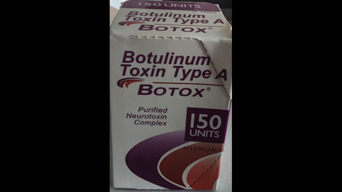 An example of a box for counterfeit Botox.