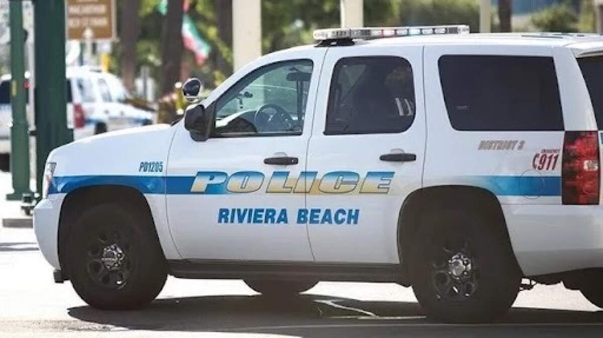 Two people died and a Riviera Beach police officer was hospitalized following a crash in the South Florida coastal town on June 18, 2023.