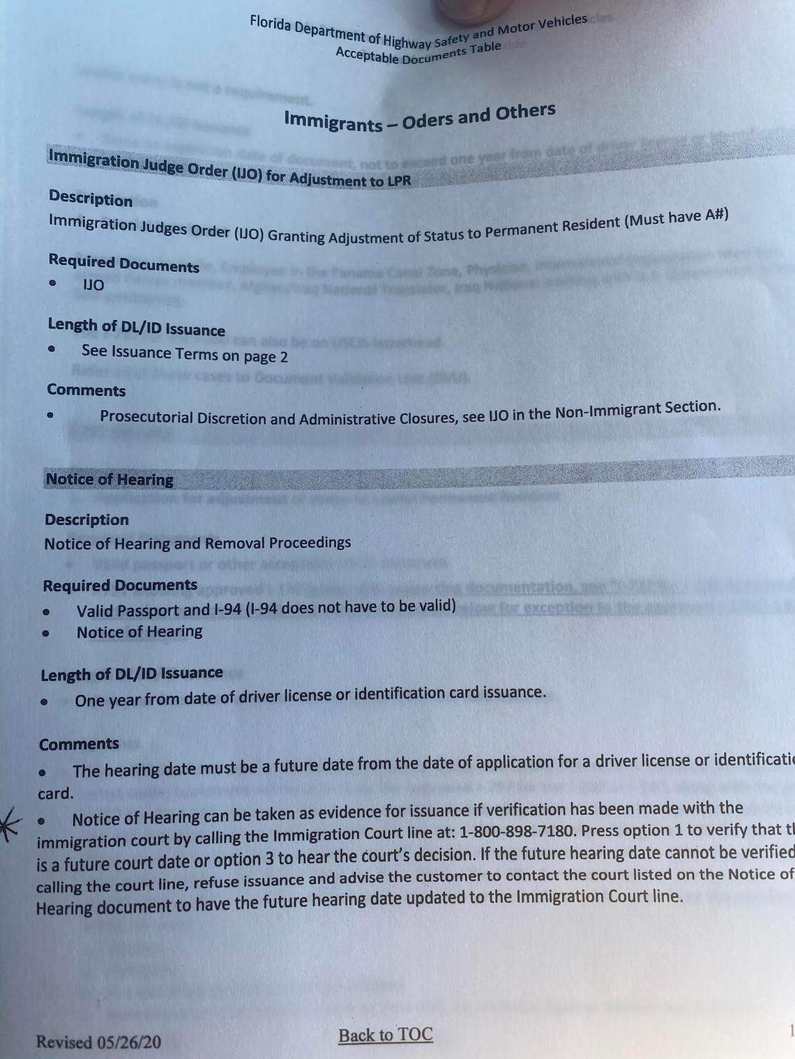 A Mexican national who was turned away at a local DMV said staffers told him he no longer qualifies for a license.