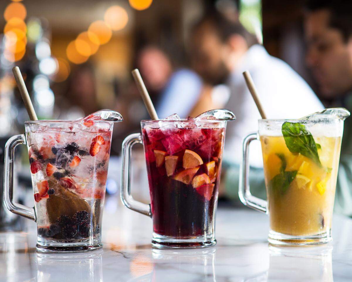 Sangria is on the drinks menu at the new Bulla Gastrobar.