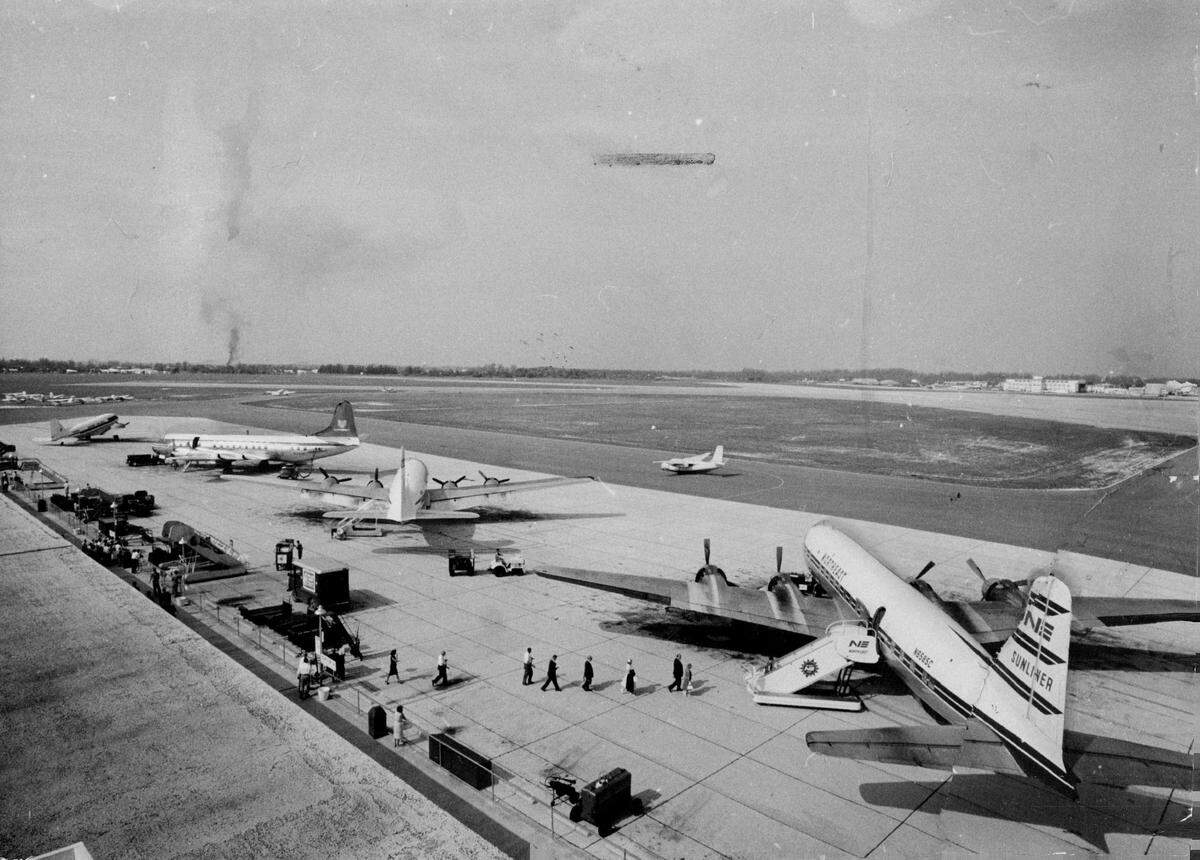 The Fort Lauderdale airport in 1963.