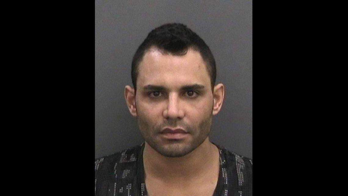 Mug shot of Anthony Loren Yarand from 2018, when he was arrested at his Tampa Bay home on charges including drug trafficking and possession.