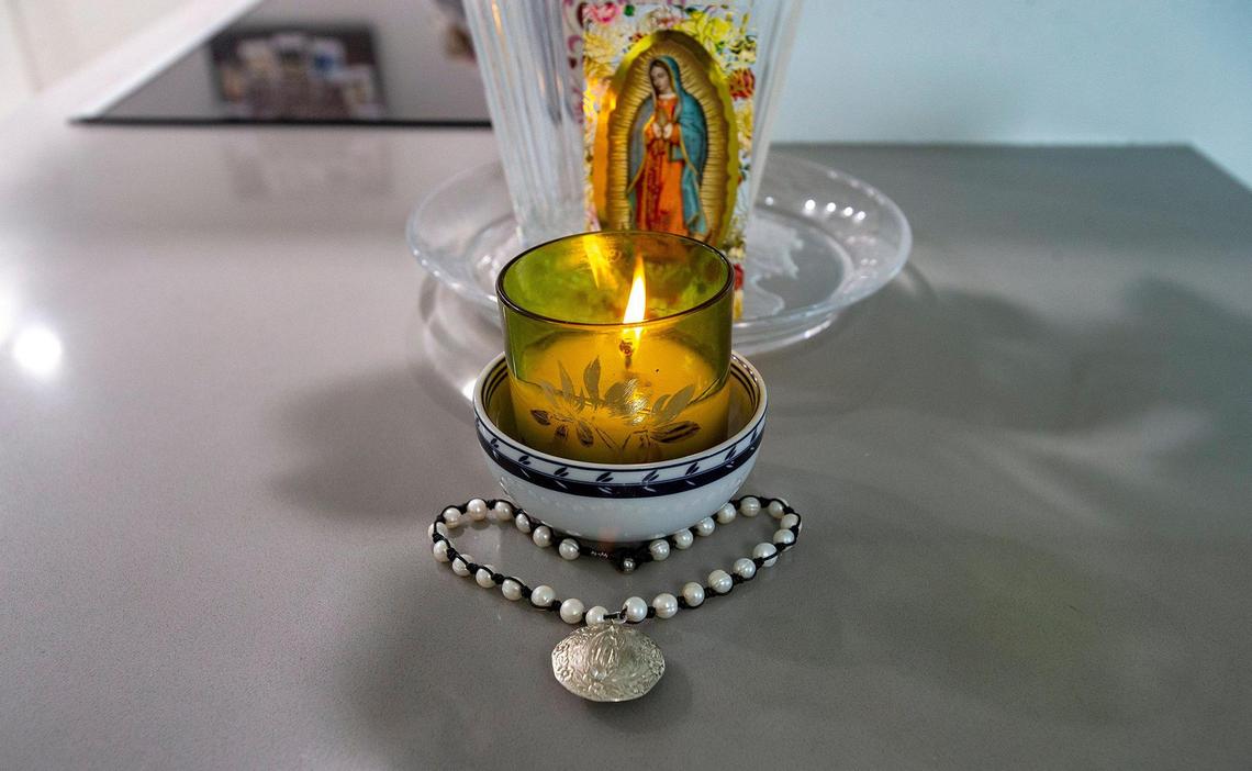 Iliana Monteagudo attributed her escape to ‘La Virgen de Guadalupe,’ whose candle she had lit the night the Champlain Towers South condo collapsed.