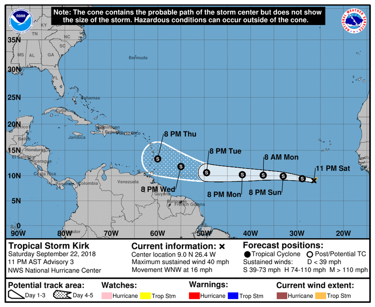 11 p.m. tracking map