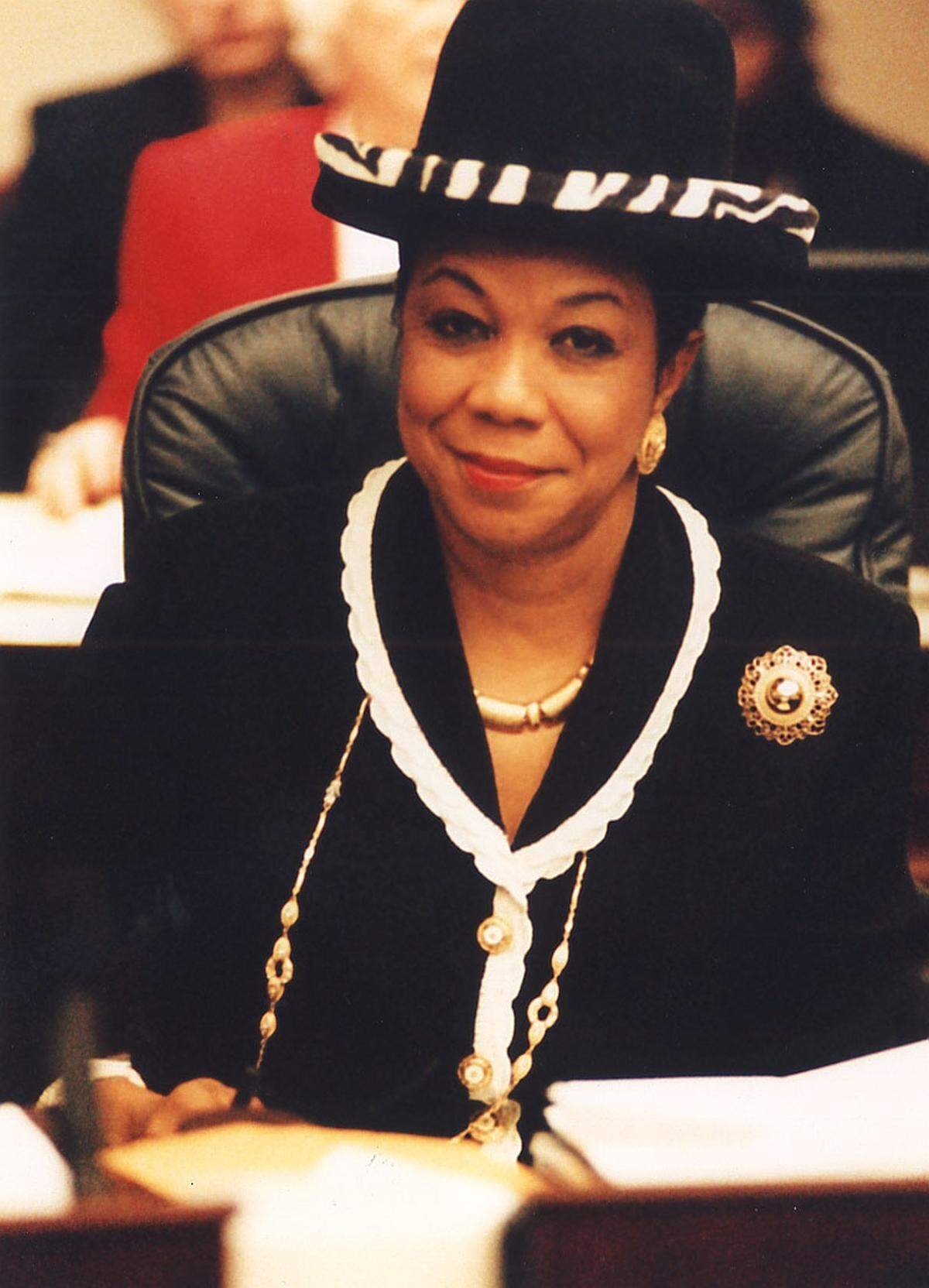 In 2002, State Rep. Frederica Wilson.