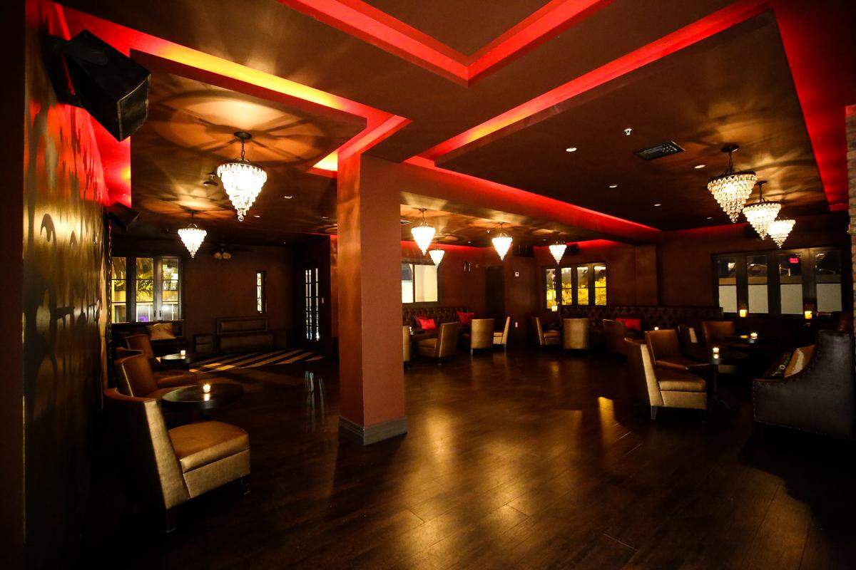 Lounge in Seek & Find’s new speakeasy, Room 25, located on the second floor.