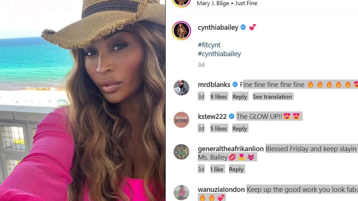 Cynthia Bailey/Instagram