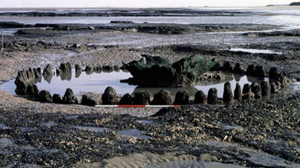 A circular construction of wood, nicknamed “Seahenge,” may have been the location of an anti-climate change ritual 4,000 years ago, a study says.