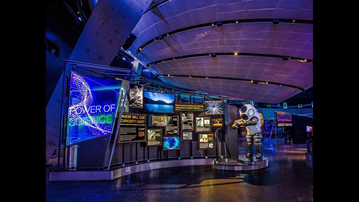 The Power of Science is one of the sensory-friendly exhibits at Frost Science. The museum makes adjustments to light and sound during special hours.&nbsp;