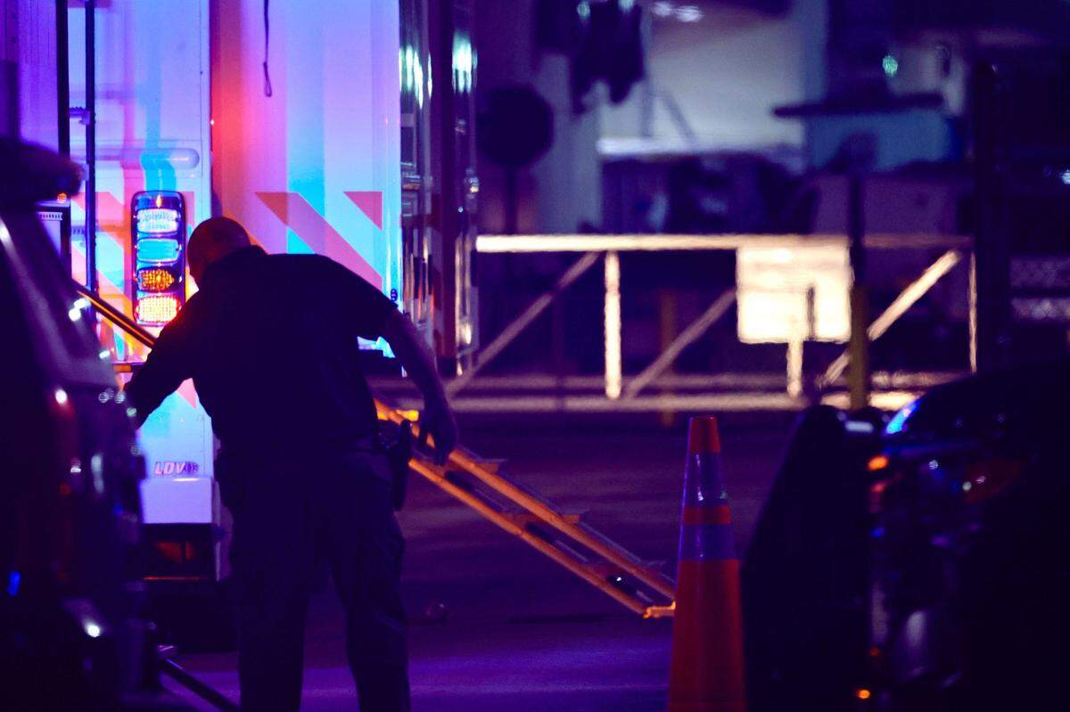 Broward Sheriff’s Office personnel on the scene of a deputy-involved shooting in Pompano Beach on Thursday, March. 7, 2024.