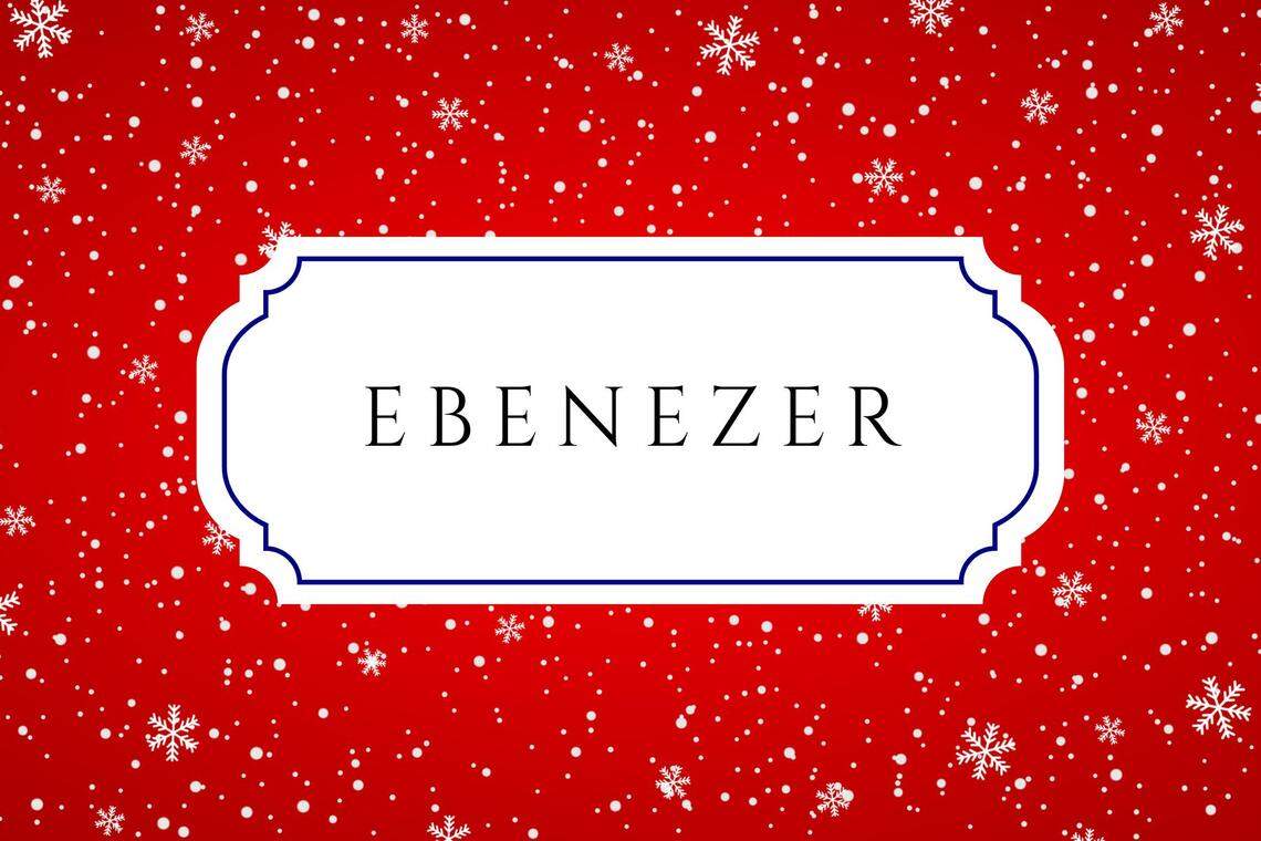 christmas baby names ebenezer