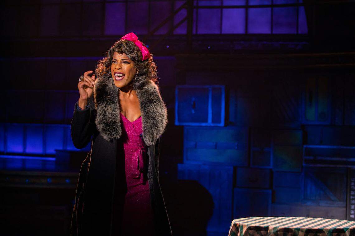 Jazz singer Nicole Henry plays the only wife who left Louis Armstrong, Alpha Smith.