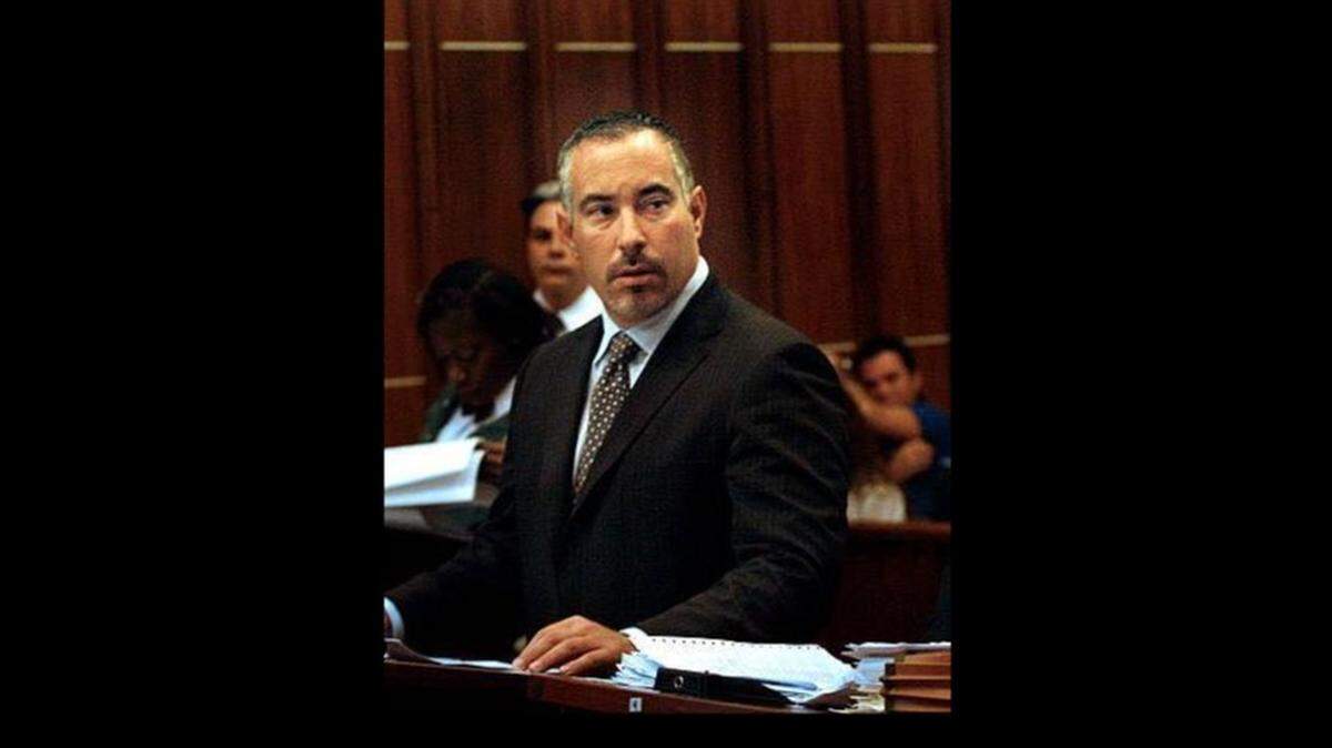 Coral Gables defense attorney David Macey faces bribery charges tied to alleged corruption in the Miami office of the Drug Enforcement Administration. This cropped image of him in federal court was posted on his firm’s Facebook page in 2018.