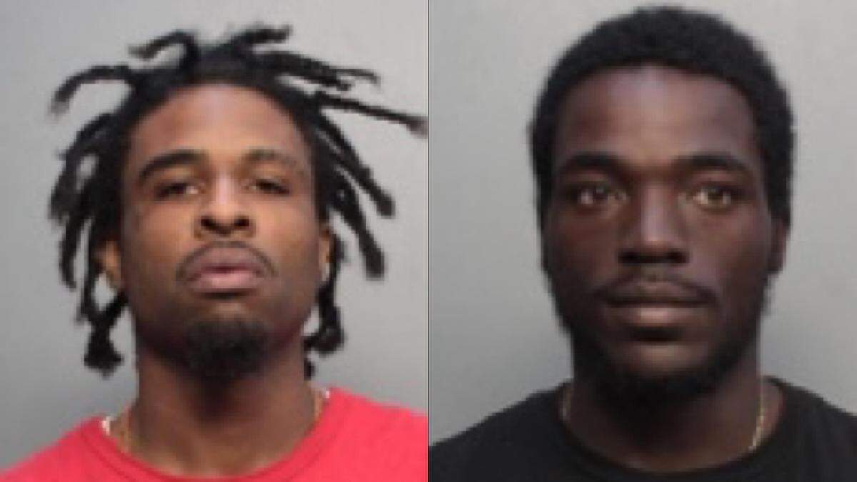 Left to right: Kent Orlando Bowes, 28, and Leandre Snow, 21