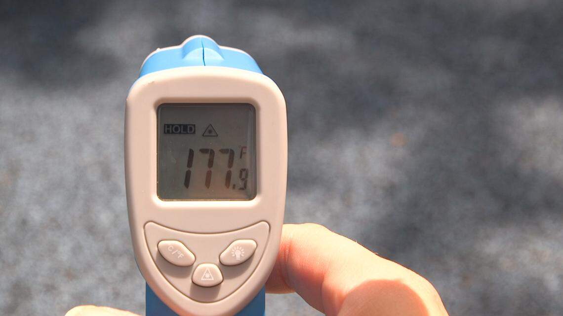 How hot is South Florida? Beach sand was 137 degrees and playground floor reached 177