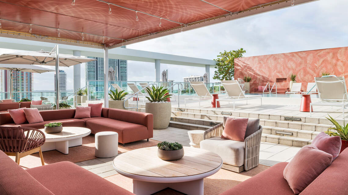 This Brickell hotel has a new look (and that includes its rooftop pool deck)