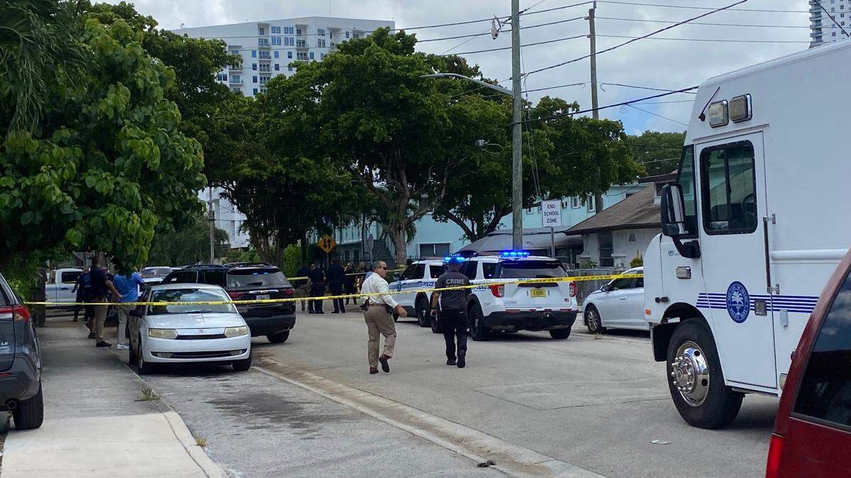 Miami police cordoned off an area near the Miami River as they investigate a shooting that may involve one if its officers, authorities said.
