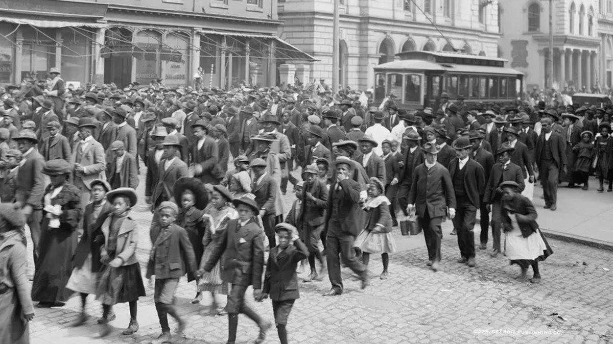 An Emancipation Day celebration in Richmond, Virginia.