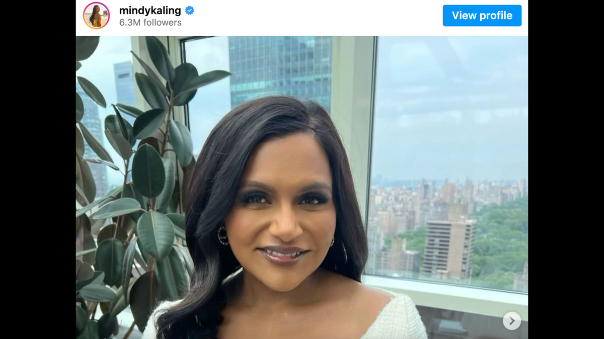 Actress Mindy Kaling just shared some major news.