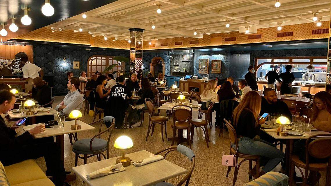 The dining room at Red Rooster Overtown