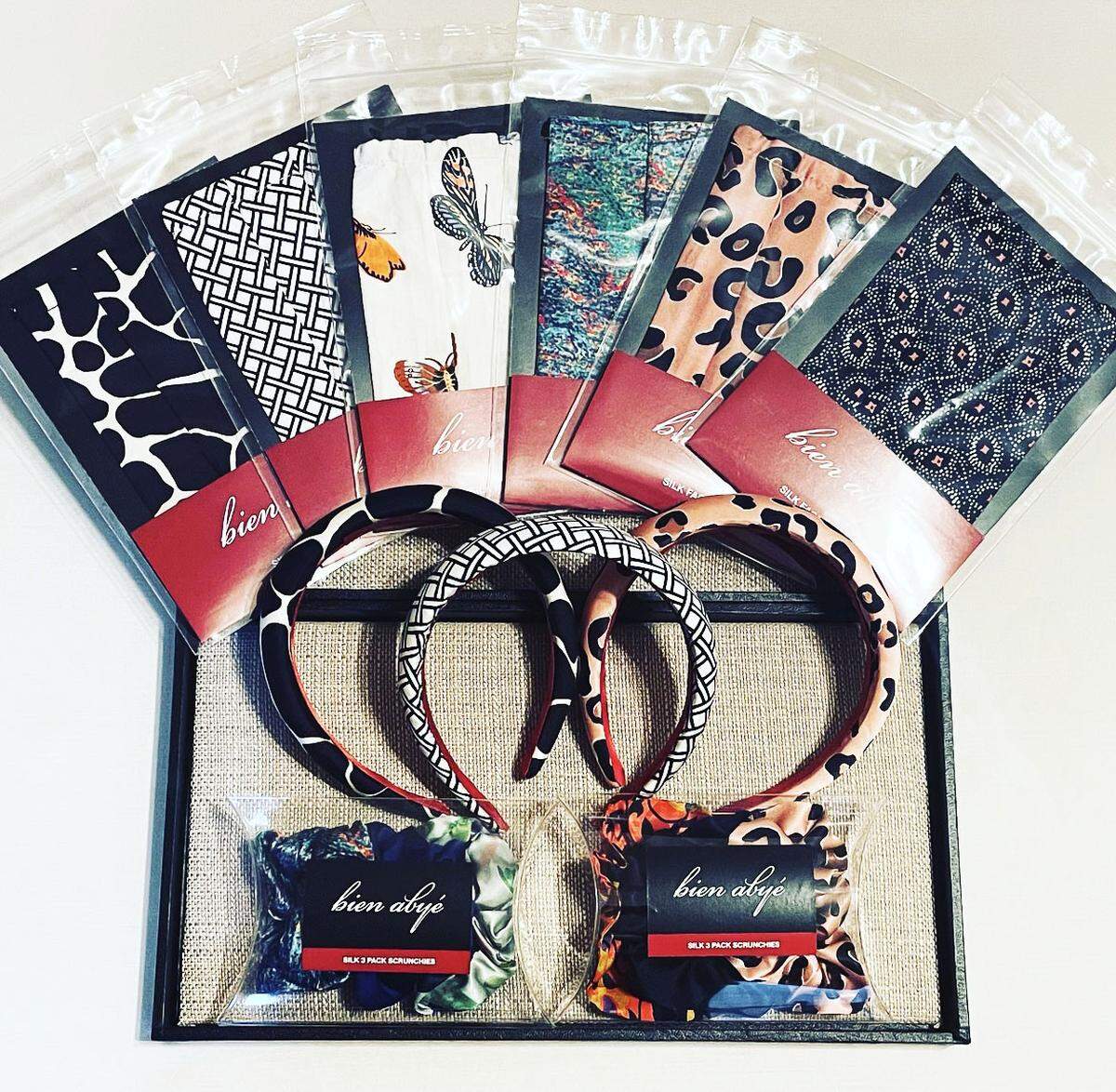 The Bien Abyé, Haitian-Creole for Well-Dressed, line of colorful silk printed face masks, headbands and scrunchies are being sold at 10 Nordstrom stores across the U.S. and online. Designed by Haitian-designer Dayanne Danier, the line is made in Haiti by mostly women artisans.