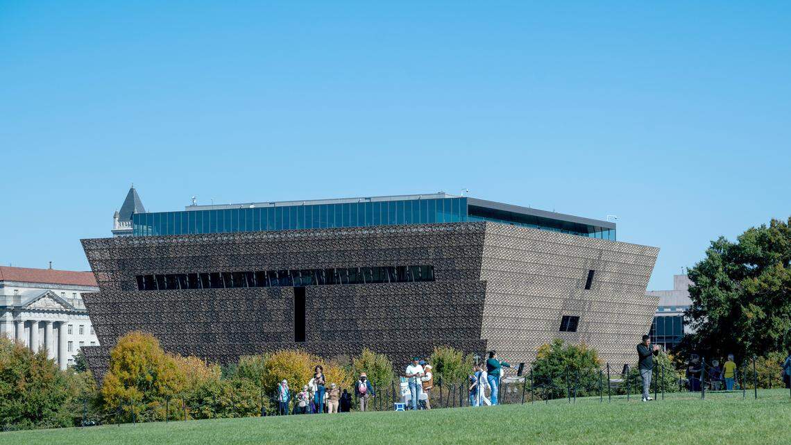 25 October 2024, USA, Washington: The National Museum of African American History and Culture. Photo: Soeren Stache/dpa/Sipa USA