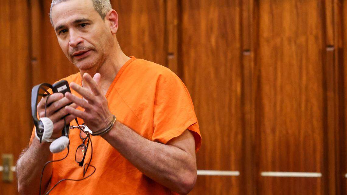 Osmel Lugo-Gutierrez directly apologizes and expresses remorse as he looks in the direction of Franklyn Pineyro's widow Aymara LaGuardia while appearing in court for his sentencing as he was convicted of manslaughter for killing Franklyn Pineyro inside a Coral Gables Publix inside Courtroom 2-8 at Richard E. Gerstein Justice Building on Wednesday, January 14, 2026, in Miami, Florida. 