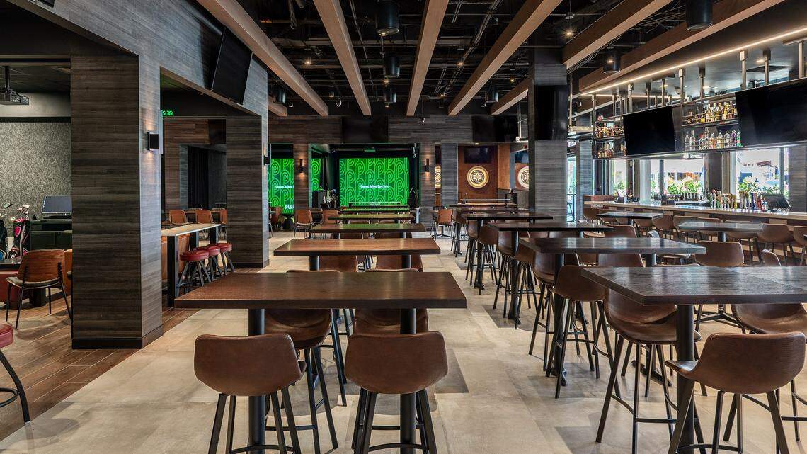 Eat, drink, play: Doral’s new high-tech sports lounge opens