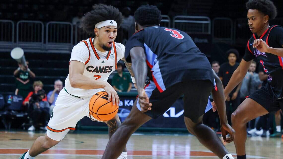 Hurricanes men’s basketball cruises against Delaware State | Miami Herald