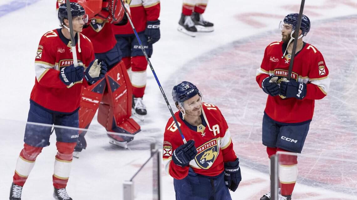 Ahead of training camp, Panthers’ Matthew Tkachuk hosts youth hockey event