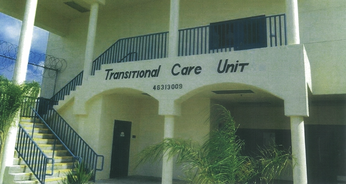 The Transitional Care Unit at Dade Correctional Institution south of Florida City in Miami-Dade County, as seen in a report on the 2012 death of Darren Rainey by the Miami-Dade State Attorney’s Office.