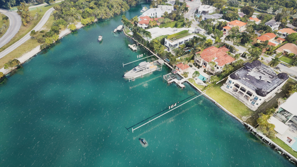 On one of Miami Beach’s richest streets, neighbors are clashing over a superyacht