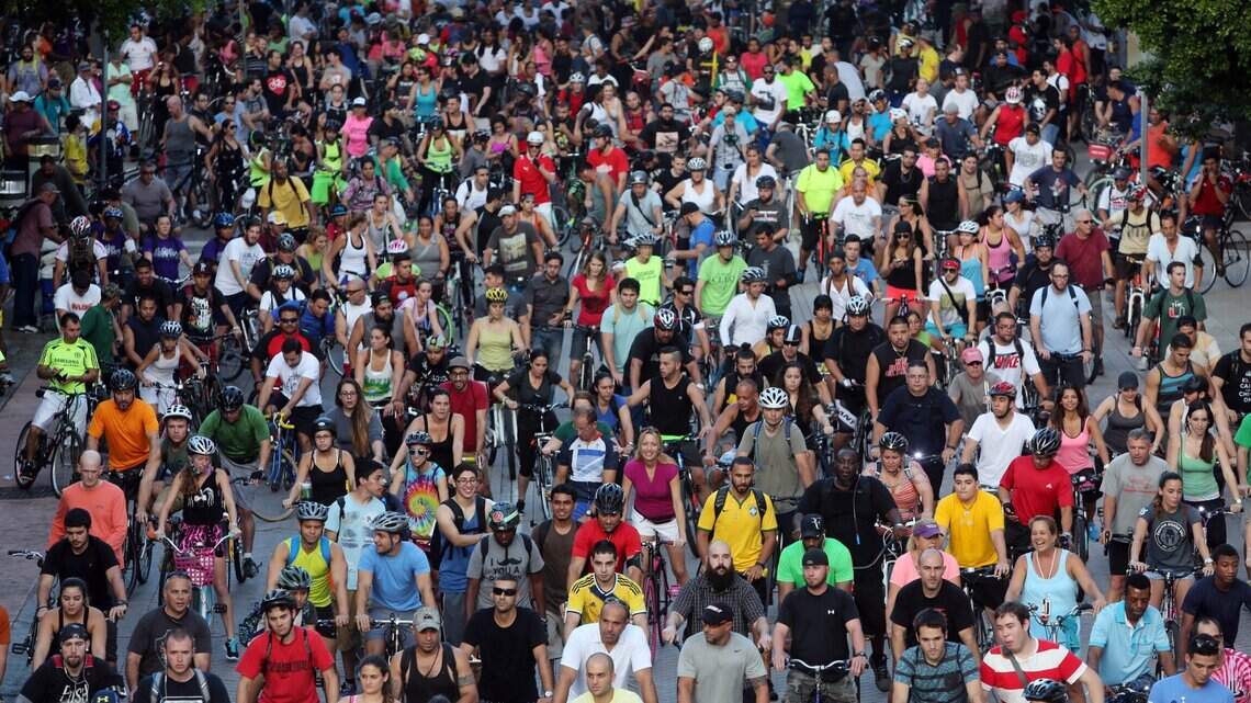 Ultra + Critical Mass = A rush hour mess of epic proportions on Miami roadways