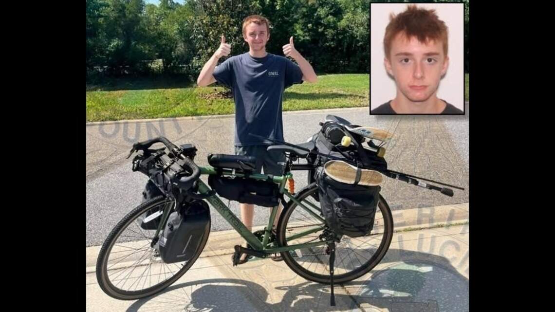Teen biking from Jacksonville to Florida Keys is missing, sheriff’s office says