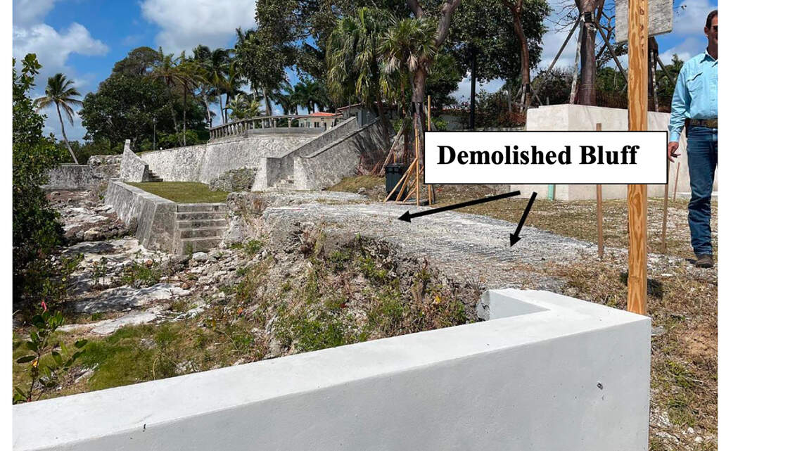 Work on developer’s Coconut Grove mansion damages protected limestone landmark