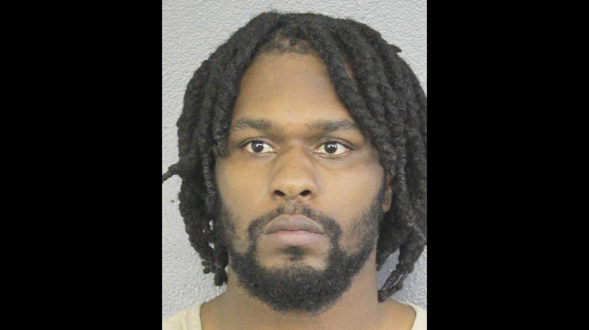 The mugshot of Malik McDowell, Cleveland Browns defensive lineman.