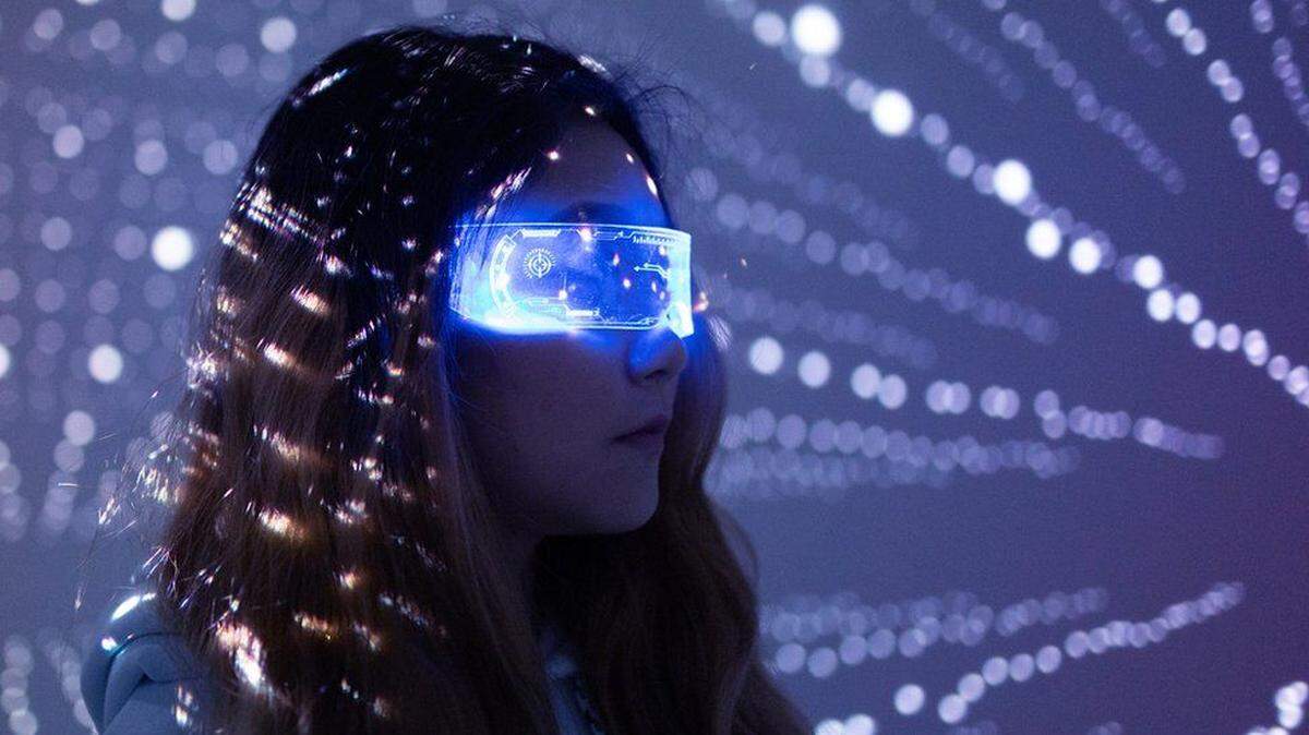 Through the use of goggles, the metaverse can transport people anywhere virtually.