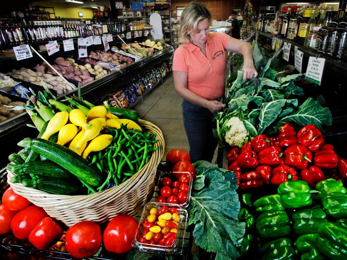 Kim Booth, pictured in 2011, is the daughter of the owner David Nelson. She went on to become an owner in the business and purchased all the produce.
