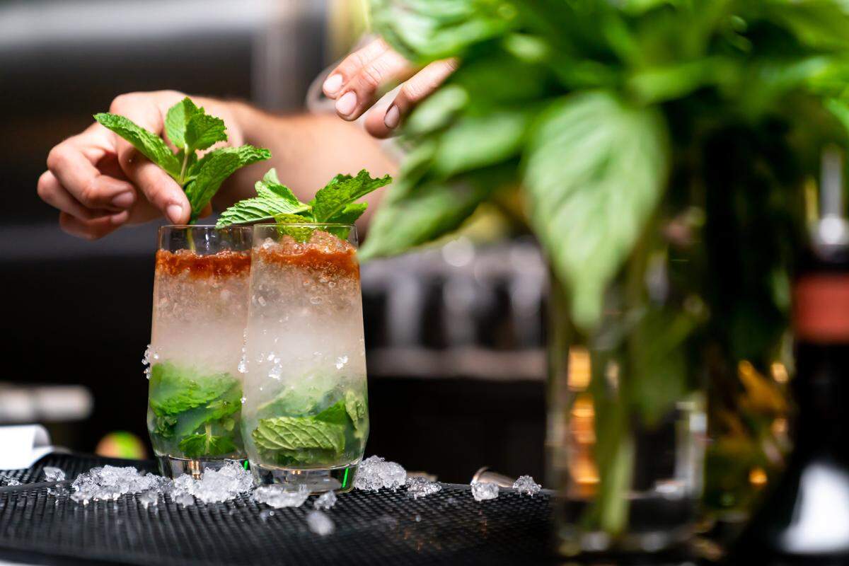 Craft cocktails are the specialty.