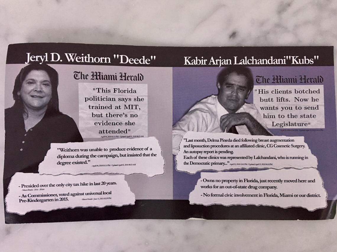 A mailer from Michael Grieco’s campaign drew criticism for using the full name of opponent Kubs Lalchandani, who said the ad was racist.