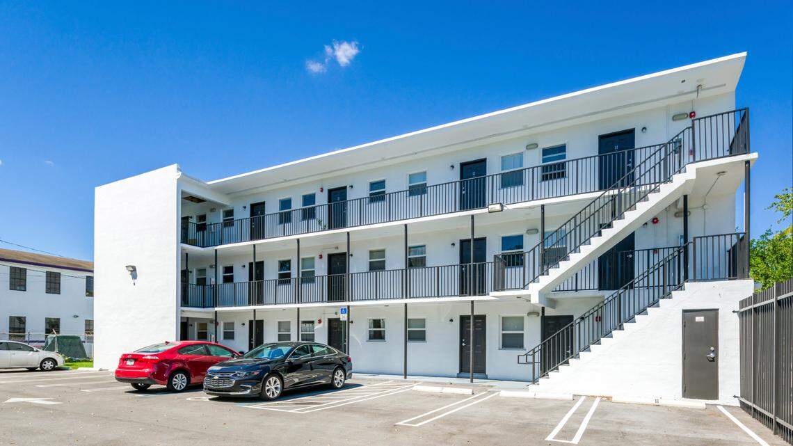 A low-rise apartment building in Liberty City previously sold for $1.57 million in 2019. It has 14 units.