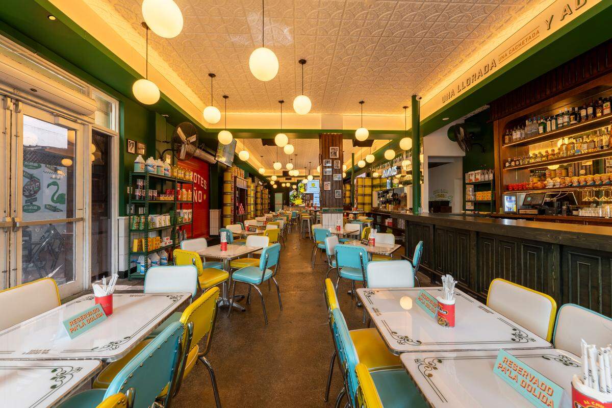 The interior of the cantina-style Sala de Despecho in Wynwood.