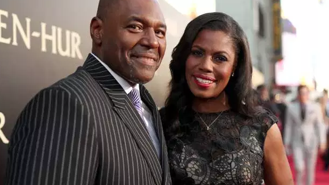 Omarosa Manigault Newman and her husband John Newman.